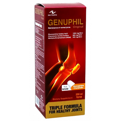GENUPHIL ORIGINAL TRIPLE FORMULA FOR HEALTHY JOINTS DIETARY SUPPLEMENT 250 ML SYRUP